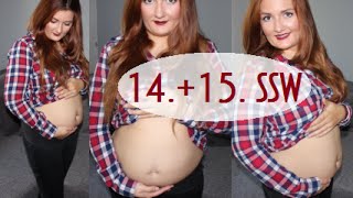 Schwangerschafts  Update  SSW 14  15  Babybauch [upl. by Gerty241]