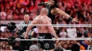 WWE Wrestlemania 31 Brock Lesnar vs Roman Reigns Full Match HD [upl. by Salas]