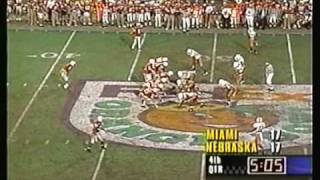 Huskers 1995 Orange Bowl [upl. by Ttenyl752]