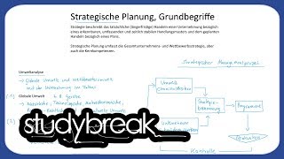 Strategische Planung Grundbegriffe  Unternehmensführung [upl. by Santos]