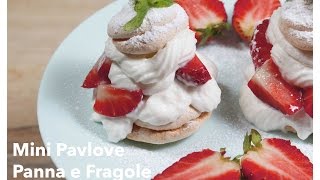 Mini Pavlova Strawberries and Cream [upl. by Furtek606]