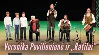 Veronika Povilionienė ir „Ratilaiquot Alytuje folkloro ansamblio „Žvangucisquot 10ies metų gimtadienyje [upl. by Nossah]