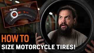 How to Size Motorcycle Tires [upl. by Corsiglia413]