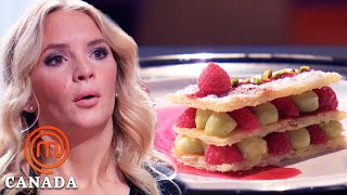 Mastering a Classic French Millefeuille Dessert  MasterChef Canada  MasterChef World [upl. by Petit]