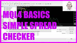 MQL4 TUTORIAL BASICS  80 SIMPLE SPREAD CHECKER [upl. by Allx]