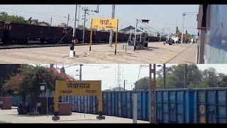 Departure from Wardha Junction and full coverage till Sewagram  Indian Railways [upl. by Anniahs]