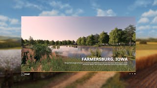 FS19 Farmersburg Iowa Fly Thru [upl. by Nnair563]