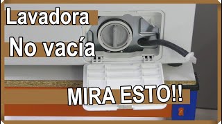 Lavadora no desagua o no vacía el agua mira esto Washing machine does not empty look at this [upl. by Onahpets]