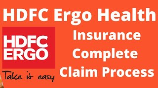 HDFC Ergo Health insurance claim process Hdfc ergo health insurance claim process online kaise Kare [upl. by Elem]