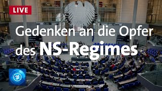 Gedenkstunde im Bundestag für die Opfer des Nationalsozialismus [upl. by Isa]