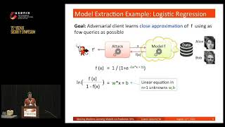 USENIX Security 16  Stealing Machine Learning Models via Prediction APIs [upl. by Constant]