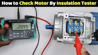 Learn Practically How to Check Motor with Insulation Tester TheElectricalGuy [upl. by Crawford256]