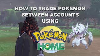 How to Trade Pokémon Between Accounts Using Home  The Bombadiers [upl. by Malliw520]