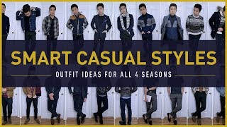 13 SMART CASUAL OUTFITS FOR MEN  How To Dress Stylish YearRound [upl. by Yevre820]