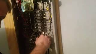 Installing interlock kit for my generator hookup [upl. by Nairrot]