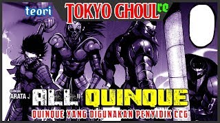 ALL QUINQUE yang digunakan penyidik CCG TOKYO GHOUL [upl. by Ut]