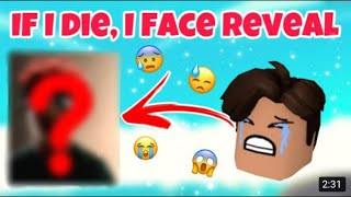 If I DIE I do a FACE REVEAL 🤯 RobloxTower Of Hell  FadedPlayz [upl. by Mendez]