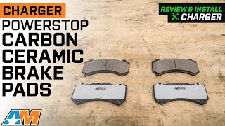 20152023 Charger PowerStop Z26 Extreme Street CarbonCeramic Brake Pads Review amp Install [upl. by Terina]