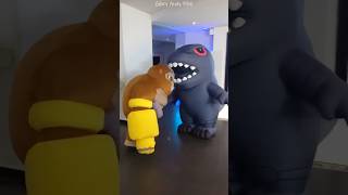 FUNNY Godzilla x Kong The New Empire Fight 🤣 shorts [upl. by Deny]