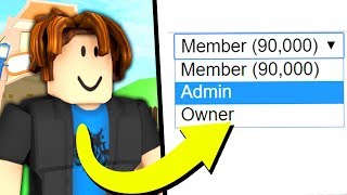 PRETENDING TO BE A HIGH RANK IN ROBLOX GROUPS [upl. by Leur]