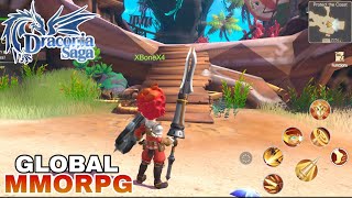 DRACONIA SAGA GLOBAL GAMEPLAY  LANCER  MMORPG FOR ANDROIDiOS CBT 2025 [upl. by Lindemann]