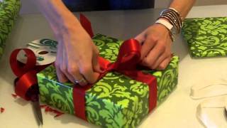 How to Wrap The Perfect Christmas Present  The Bow [upl. by Nadirehs457]