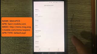 MetroPCS APN Settings 2020  How to ADD 4G LTE APN on Metro by TMobile [upl. by Rask]