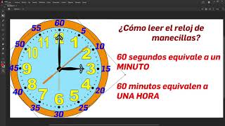 ¿Cómo leer el reloj de manecillas [upl. by Yggep579]