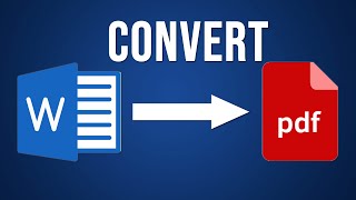 How to convert Word to PDF [upl. by Aicenod689]