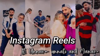 Unnati and Manav instagram reels Damnfam couple Unnav reels [upl. by Oxley173]