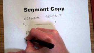 Segment Copy Construction [upl. by Hagile]