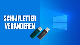 Schijfletter veranderen en toekennen in Windows 10 [upl. by Eirolav377]