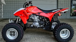 2014 Honda TRX450R Race  Sport ATV  Quad WalkAround Video TRX450ER [upl. by Burtie]