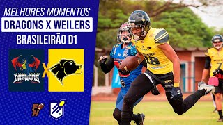 MOURA LACERDA DRAGONS X RIO PRETO WEILERS  BRASILEIRÃO D1 2024  Melhores Momentos [upl. by Jepson]