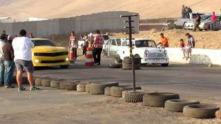 MINI POWER Manuel vs CAMARO SS AMARILLO DiegoANTOFAGASTA PISTA CHANIDA [upl. by Kitarp]