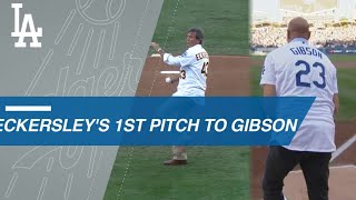 Eckersleys first pitch to Gibson in World Series Game 4 [upl. by Yankee]