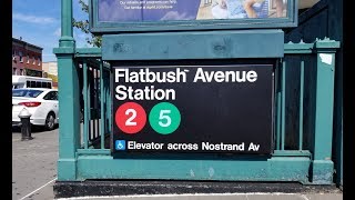 MTA New York City Subway A Tour Of The Flatbush AvenueBrooklyn College Station [upl. by Mansur]