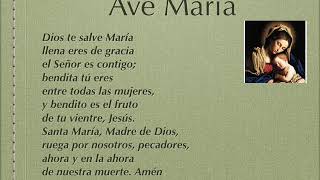 Hail Mary in SpanishAve Maria en Español Ave Maria in Spagnolo [upl. by Armbrecht]