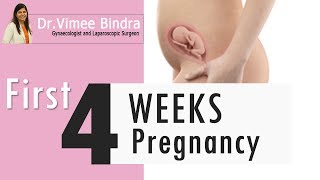 Hi9  First 4 weeks pregnancy  DrVimee Bindra  Gynecologist amp Laparoscopic surgeon [upl. by Rogovy]