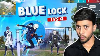 Blue Lock Football😱 Bundles Solo Vs Squad OP Gameplay  Free Fire Max [upl. by Naihr]