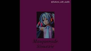 Masquerade  Siouxxie sped up [upl. by Duer]