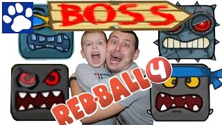 RED BALL 4  ПРОХОДИМ ВСЕХ БОССОВ  КРАСНЫЙ ШАРИК ПОБЕЖДАЕТ БОССОВ  Матвей Котофей Ред Бол [upl. by Ahoufe781]