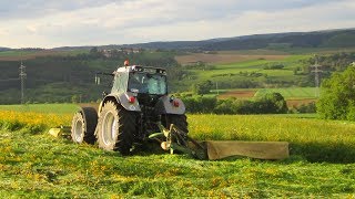 1 Schnitt 2012  Mähen mit Fendt 714 Vario amp Steyr CVT 170 [upl. by Molloy]