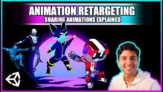 How to Animate Characters in Unity 3D  Animation Retargeting Explained [upl. by Arin21]