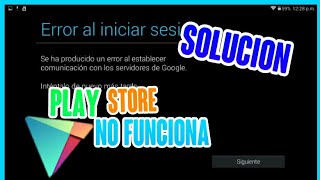 Solución  Error al conectar con servidores Google  Playstore [upl. by Ymeon]