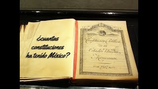 Cuantas constituciones ha tenido México [upl. by Matti]