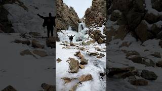 AMAZING Frozen Waterfall [upl. by Berri]