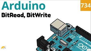 Leggere e scrivere bit con bitRead e bitWrite e Arduino  Video 734 [upl. by Suter]