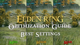 Elden Ring Optimization Guide and BEST SETTINGS  Every setting benchmarked  1080p [upl. by Azilanna807]