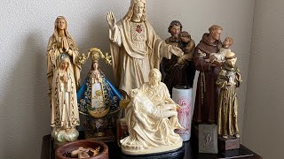 Creating A Catholic Altar Space in Your Home [upl. by Sheeb]